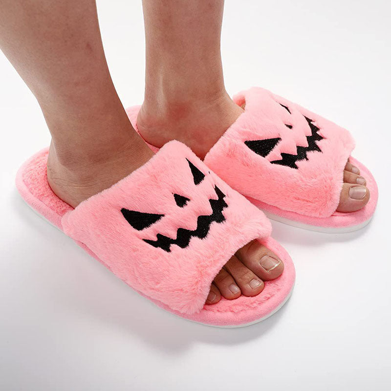 Halloween Shoes Warm Winter Home Slippers Women – Cute Cozy Rabbit Fur | trend ITZ