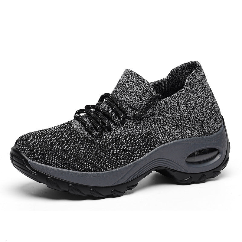 Shirt Long Sleeve T Shirts | Trend ITZ Sports Women Flying Knit Platform Shoes
