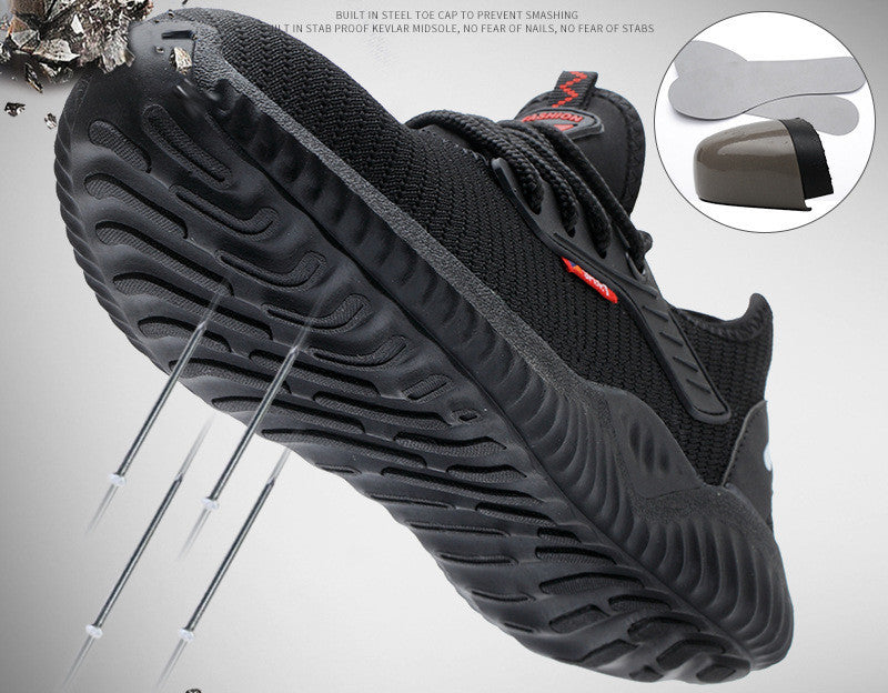 Loafer Safety Shoes | Trend ITZ Breathable Anti-Smash Steel Toe Work Shoes