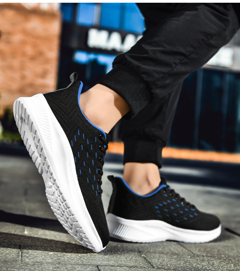 Gum Sole Sneakers Women’s | Trend ITZ Ultralight Flying Woven Sports Running Shoes