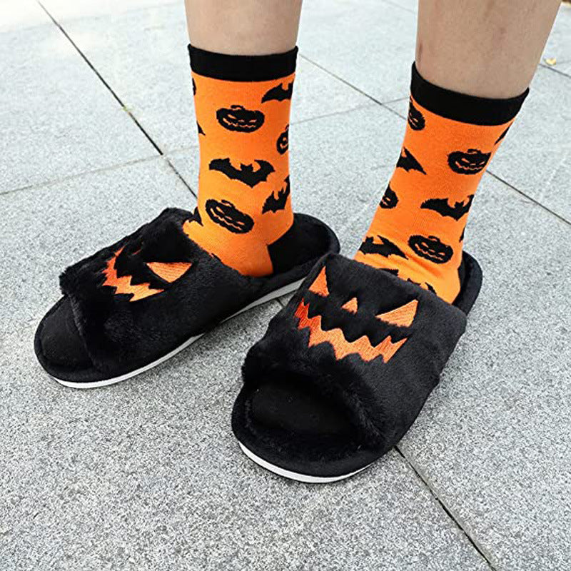 Halloween Shoes Warm Winter Home Slippers Women – Cute Cozy Rabbit Fur | trend ITZ