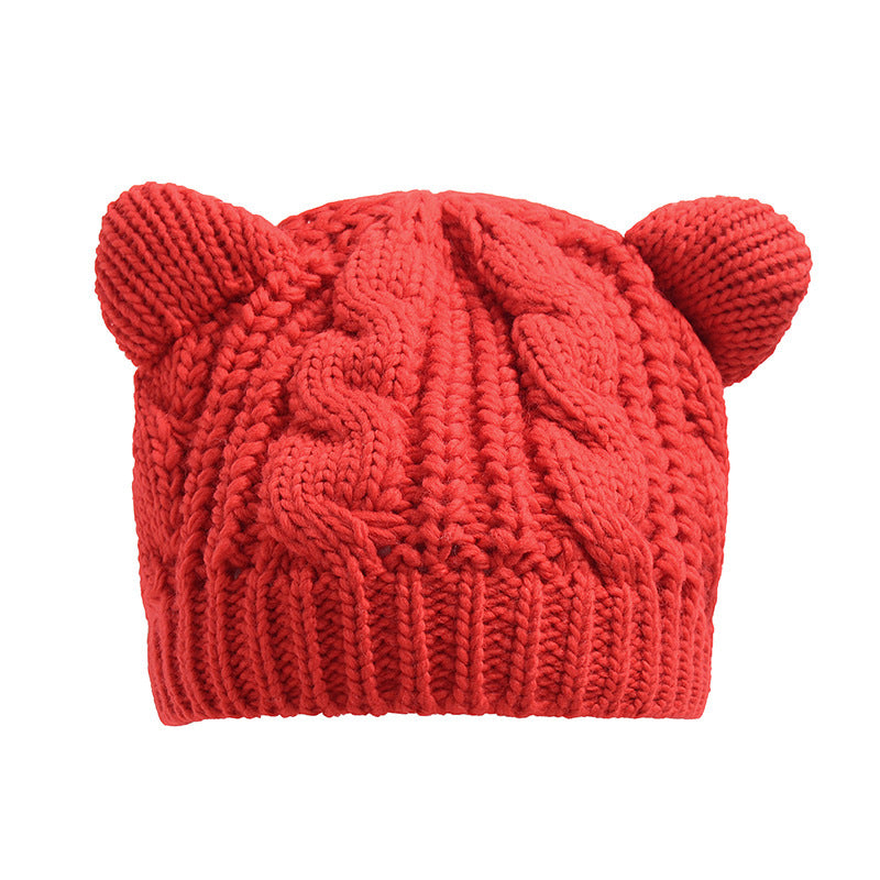 Ear Beanie | Trend ITZ Hand Made 3D Knitted Cat Ear Winter Hat