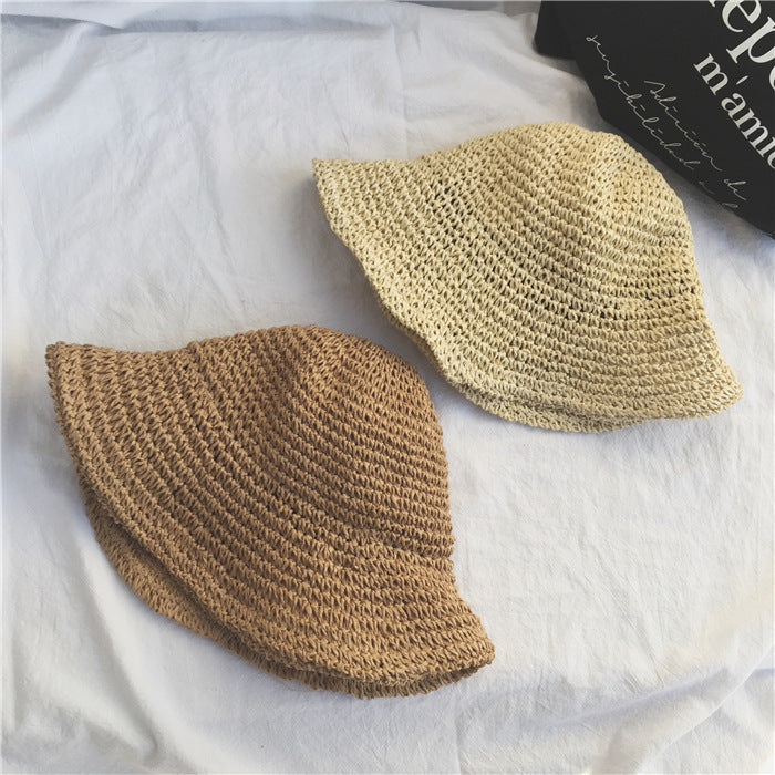 Summer Outing Ladies Sun Visor Hats | Foldable Straw Beach Hat for Women – Trend ITZ
