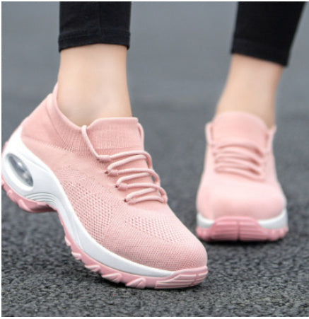 Shirt Long Sleeve T Shirts | Trend ITZ Sports Women Flying Knit Platform Shoes