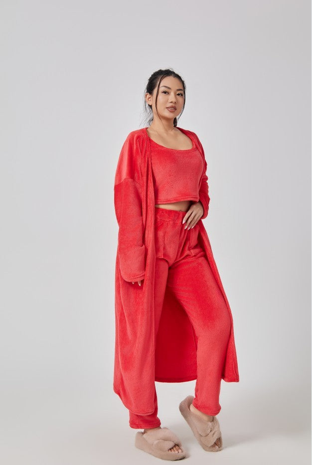 Cozy 3 Piece Women’s Pajama Sets Lounge Wear – trend ITZ