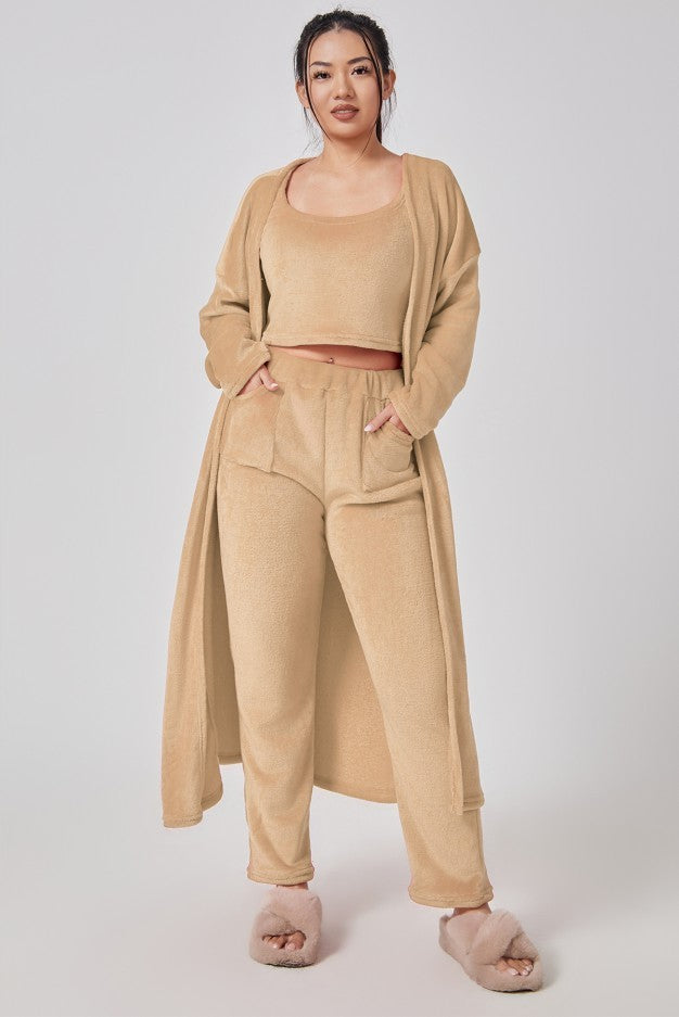 Cozy 3 Piece Women’s Pajama Sets Lounge Wear – trend ITZ