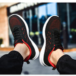 Gum Sole Sneakers Women’s | Trend ITZ Ultralight Flying Woven Sports Running Shoes