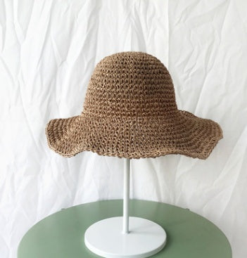 Summer Outing Ladies Sun Visor Hats | Foldable Straw Beach Hat for Women – Trend ITZ