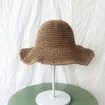 Summer Outing Ladies Sun Visor Hats | Foldable Straw Beach Hat for Women – Trend ITZ