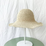 Summer Outing Ladies Sun Visor Hats | Foldable Straw Beach Hat for Women – Trend ITZ