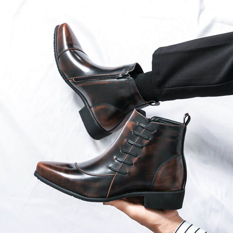 Boots for Men Heels | British Martin Winter Boots – trend ITZ