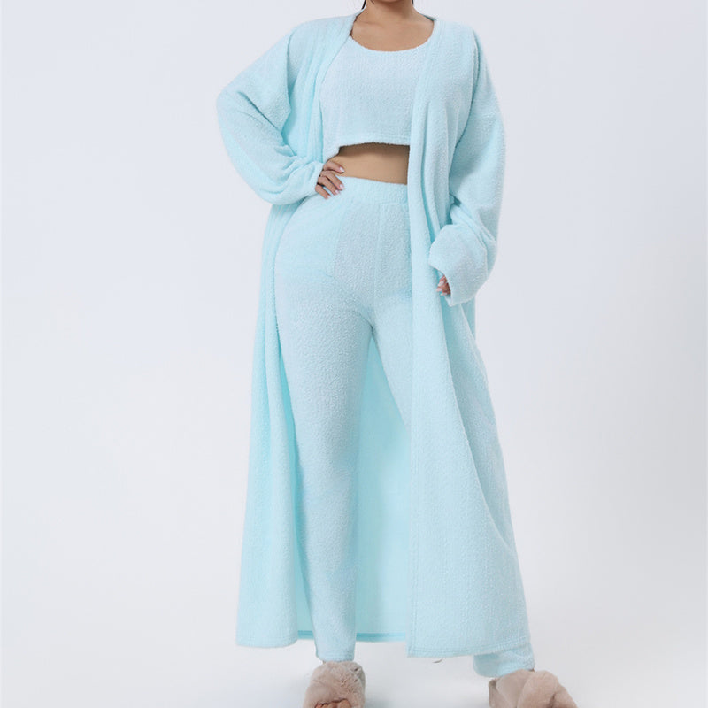 Cozy 3 Piece Women’s Pajama Sets Lounge Wear – trend ITZ