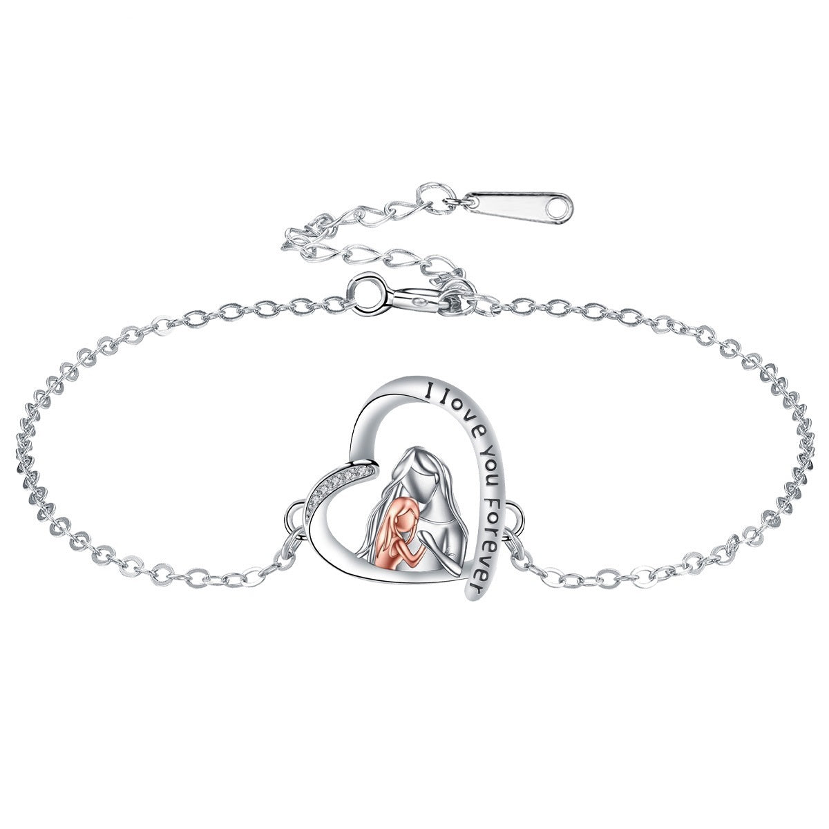 Mother and Daughter Bracelet | Heart-Shaped Rose Gold Jewelry – trend ITZ