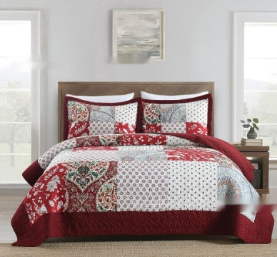 Cozy Line Home Fashions Cotton Patchwork Quilt Set | trend ITZ
