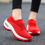 Women Knit Shoes | Trend ITZ Sports Women Flying Knit Platform Shoes