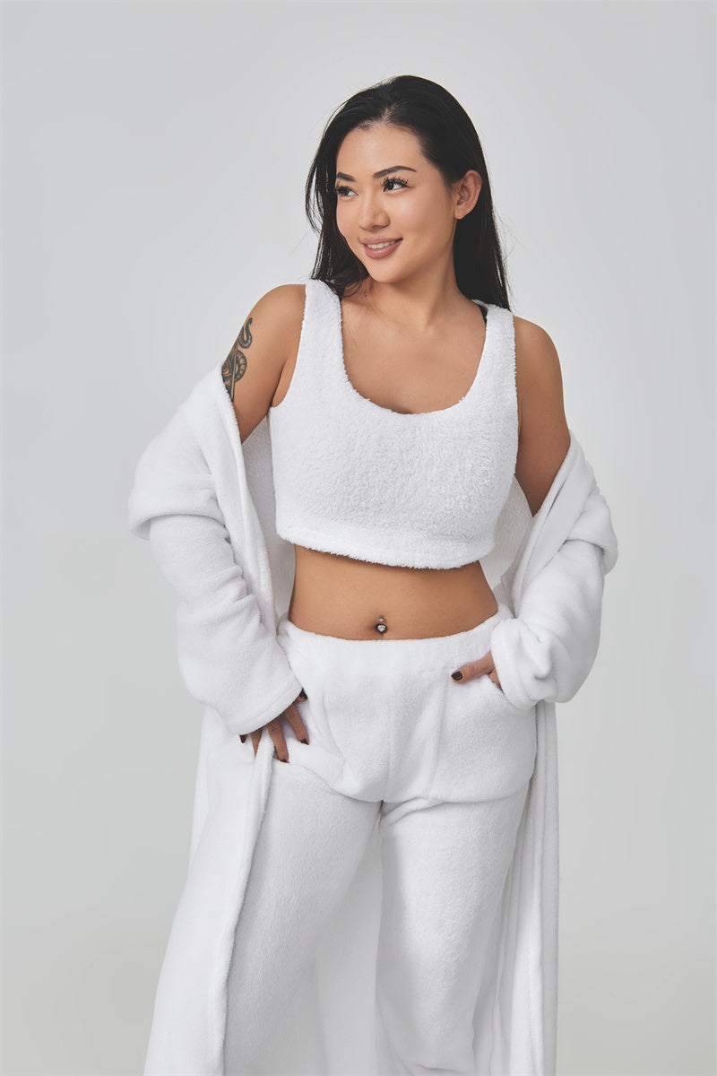 Cozy 3 Piece Women’s Pajama Sets Lounge Wear – trend ITZ
