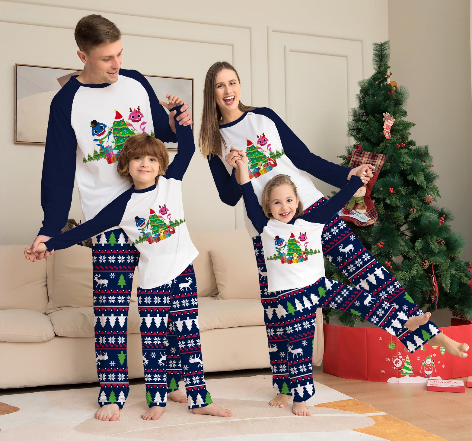 Baby Christmas Pajamas Family Matching Xmas Sleepwear Set | trend ITZ