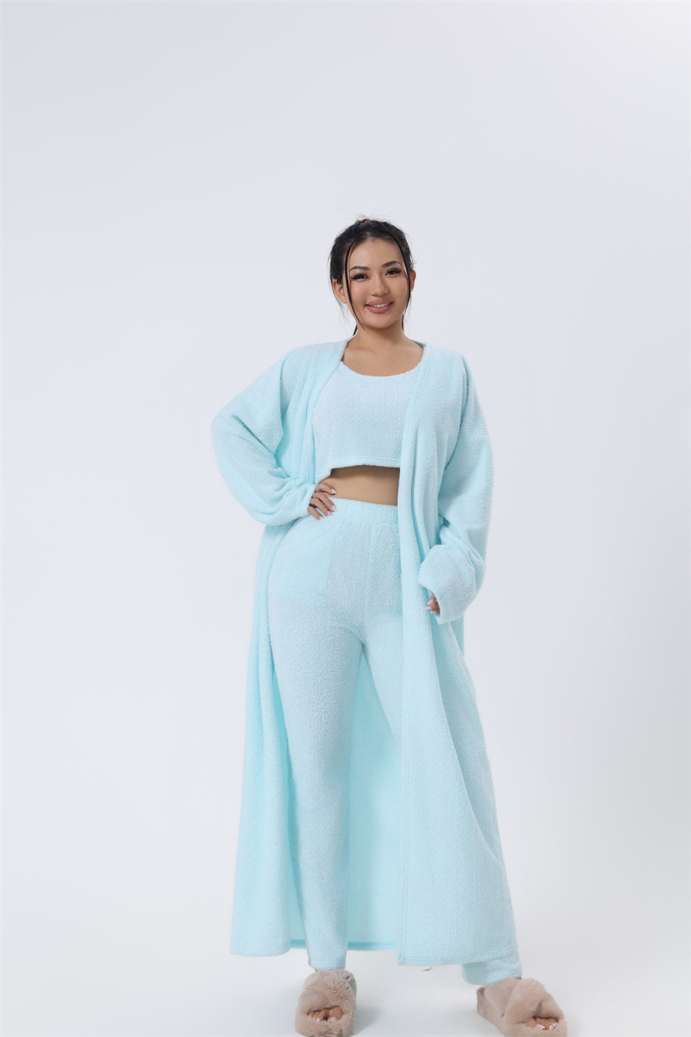 Cozy 3 Piece Women’s Pajama Sets Lounge Wear – trend ITZ