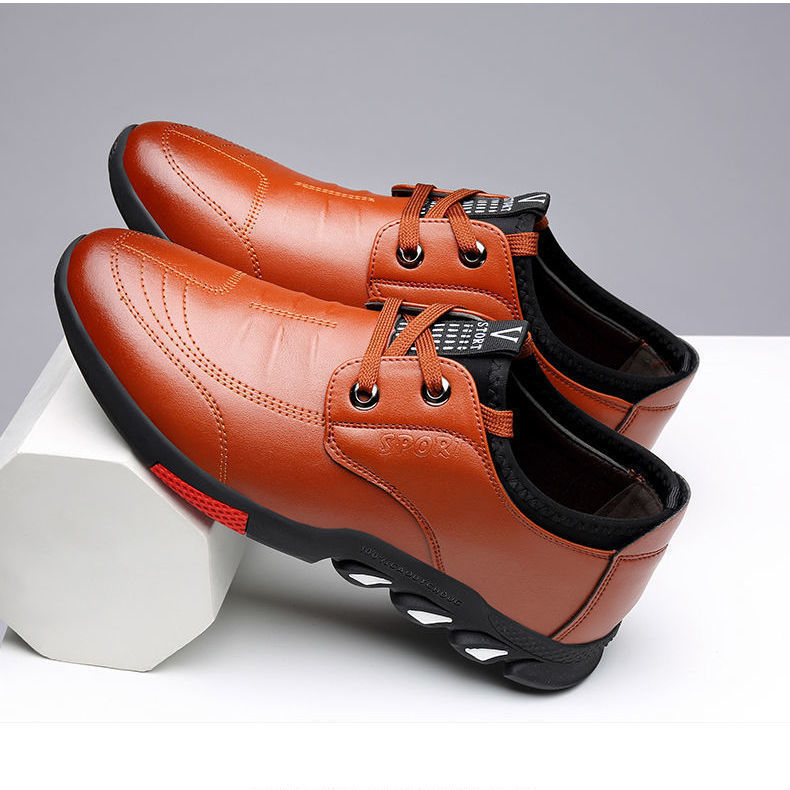 Mens Brown Leather Shoes | Business Casual – Trend ITZ